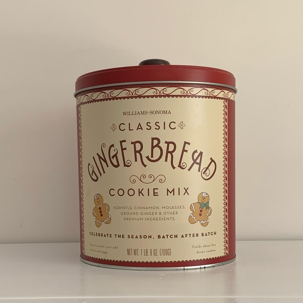 Williams Sonoma Gingerbread Cookie Mix - TIN ONLY